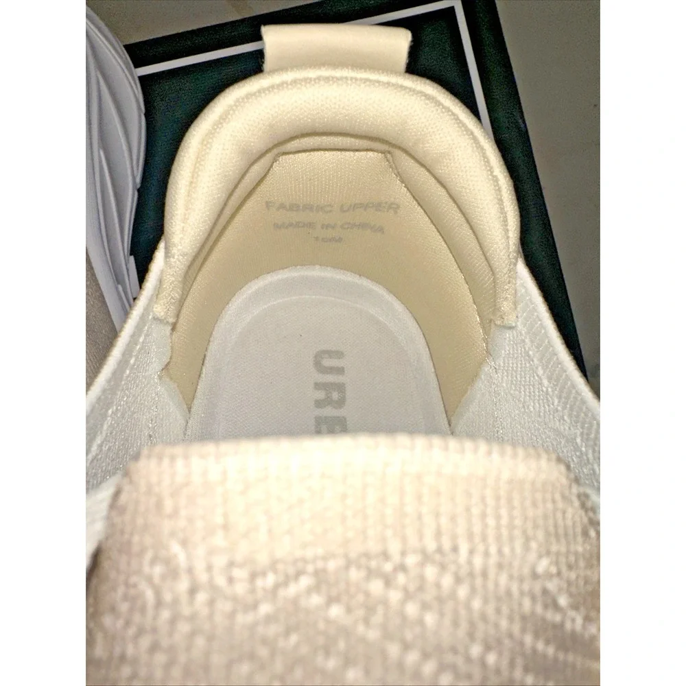 Urban Sport by J/Slides Wmn Sze 10 Holly Sneaker Beige White Knit Casual Neutral